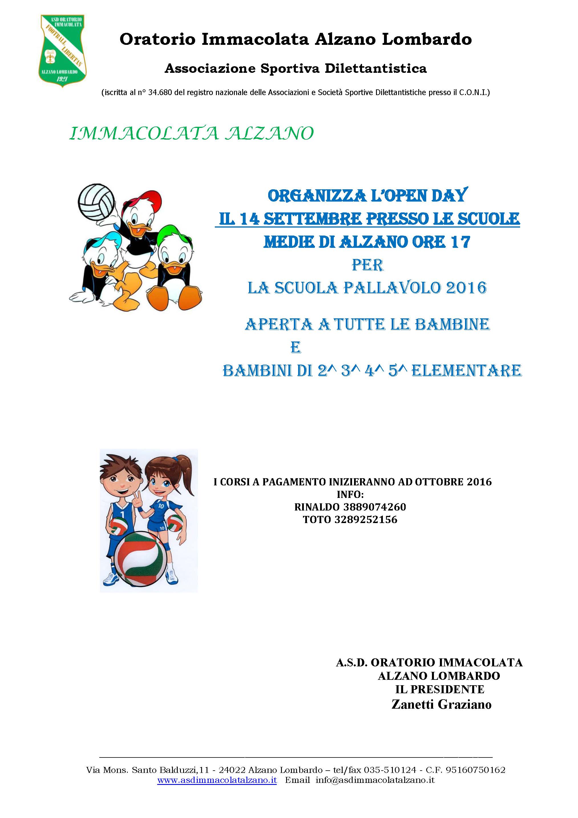 SCUOLA PALLAVOLO